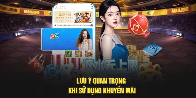 Lưu ý quan trọng khi sử dụng khuyến mãi